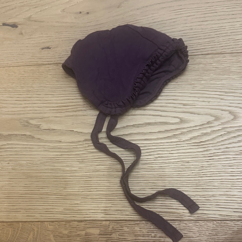 Kate Quinn Purple Kids Bonnet 12/18m